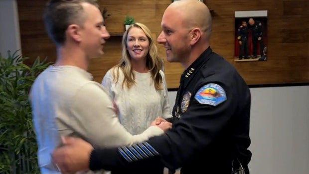 Chief Borges Denise and Aaron Quinn. 