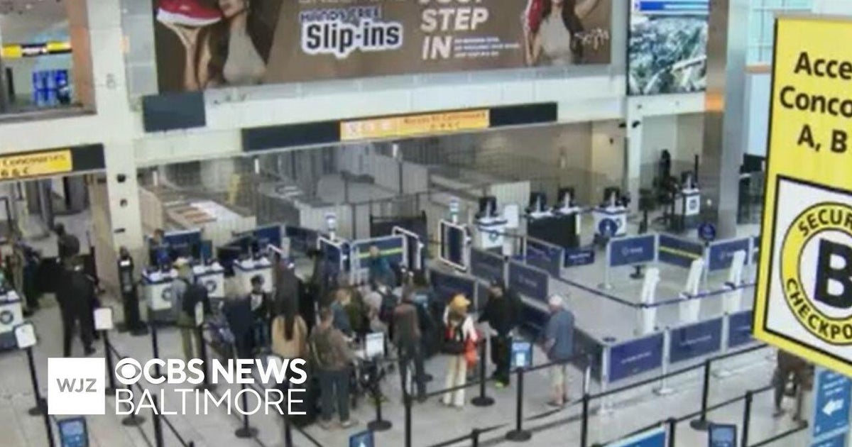 Security lines at BWI airport ease as ICE assists - CBS Baltimore
