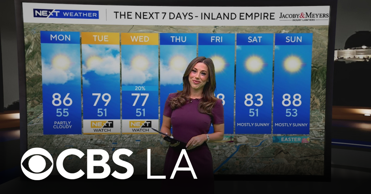 Alex Biston's NEXT Weather Forecast | March 29 - CBS Los Angeles
