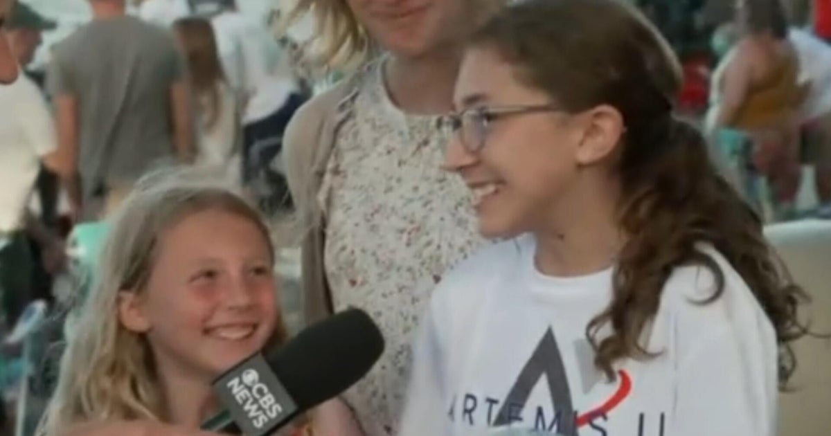 Kids on Artemis II launch: "It was the coolest thing I've seen ever"