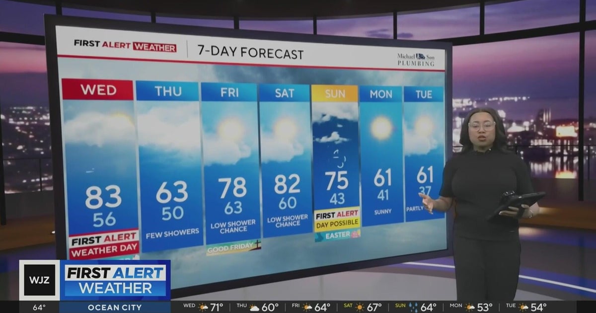 Strong thunderstorms possible in Maryland Wednesday afternoon and ...