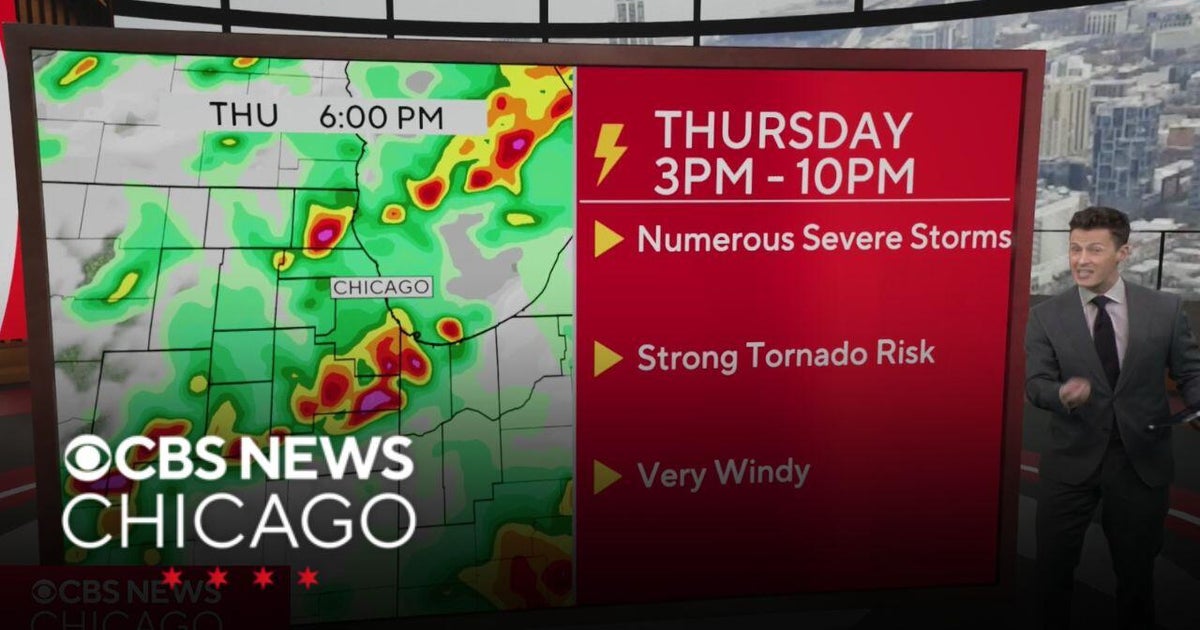 Tracking severe storms expected for Chicago area Thursday afternoon ...