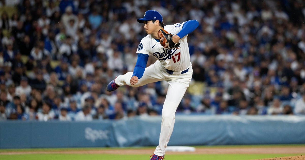 Ohtani throws 6 scoreless innings in a drizzly debut on mound as Dodgers beat Guardians 4-1