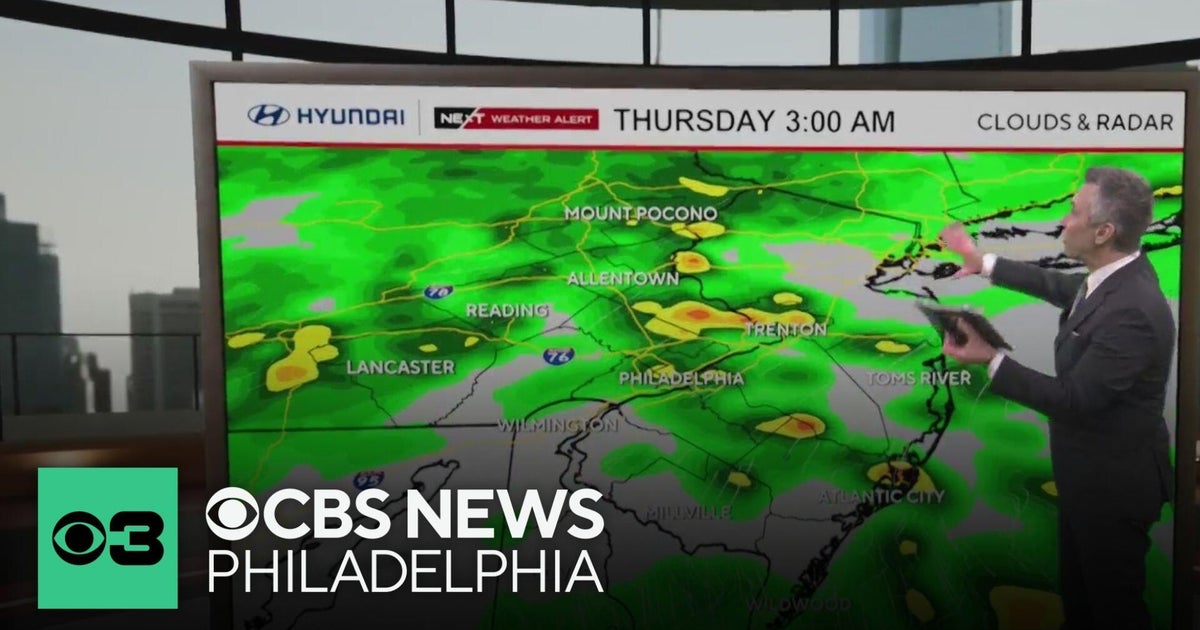 Tracking storms in Philadelphia region Wednesday night - CBS Philadelphia