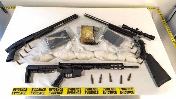 Salinas police drug and gun evidence 