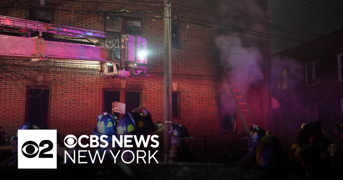 FDNY responds to 2-alarm fire in Brownsville - CBS New York