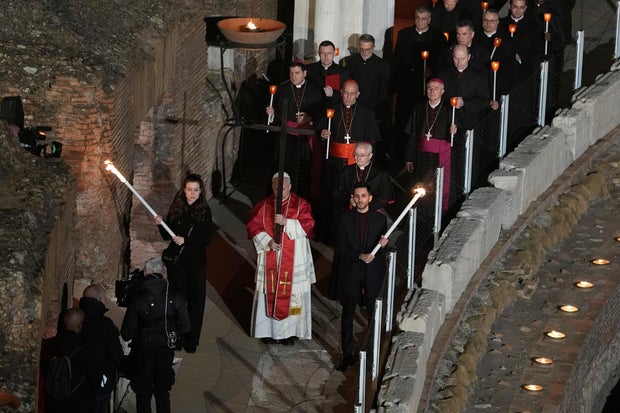 Italy Pope Good Friday 