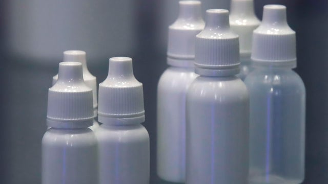 Bottle of fluid drug dropper 