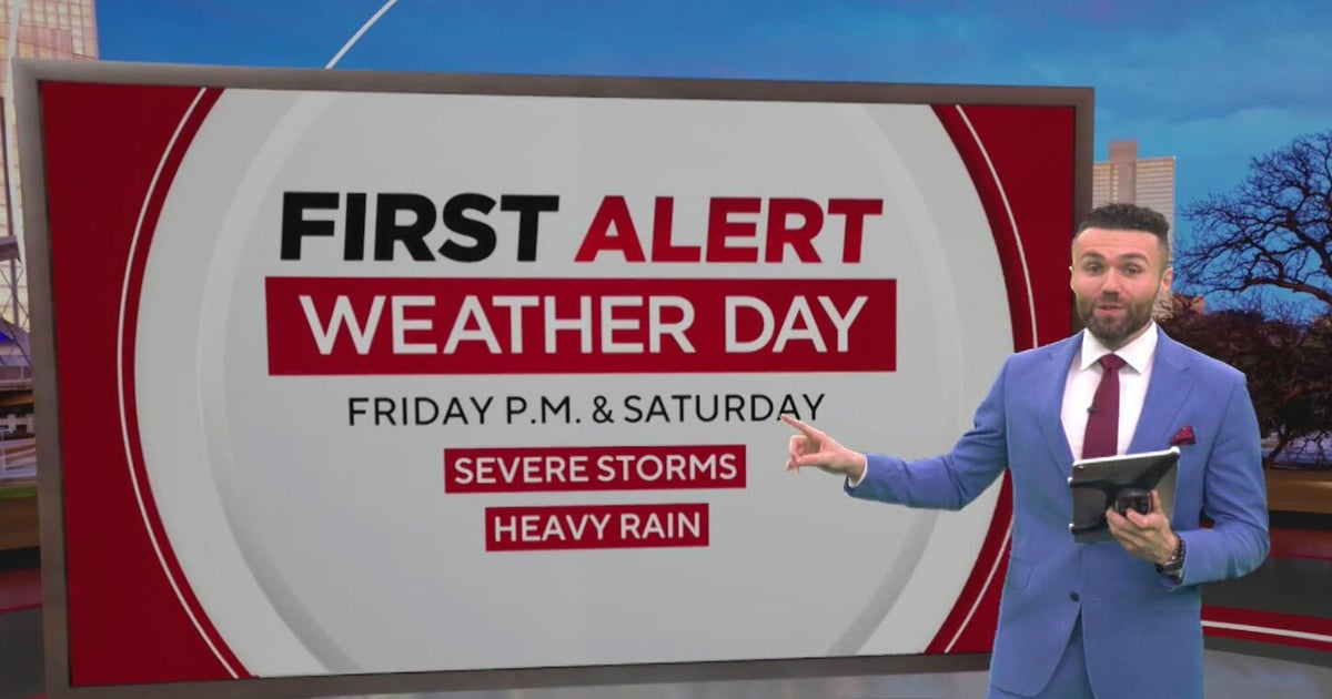 Severe storms, heavy rain to hit North Texas Friday into Saturday before dry, cooler Easter Sunday