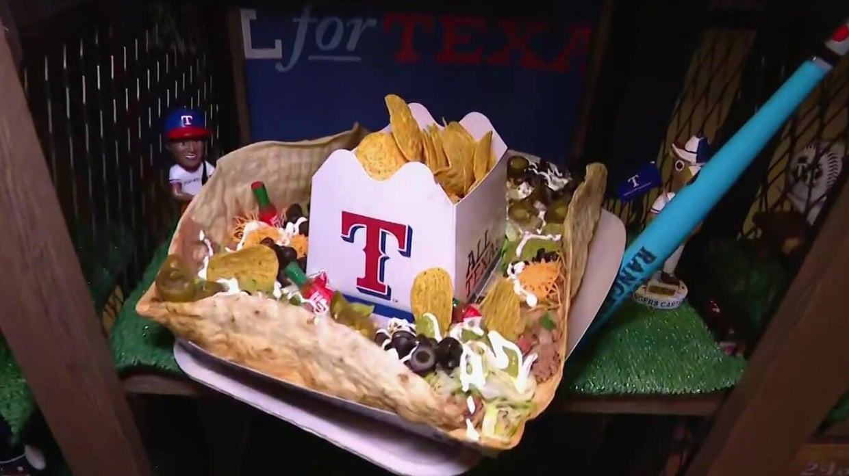 Texas Rangers unveil giant 