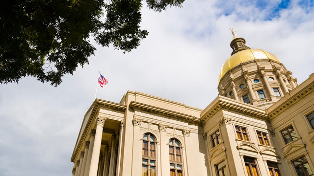 USA, Georgia, Atlanta, View of Capitol building 