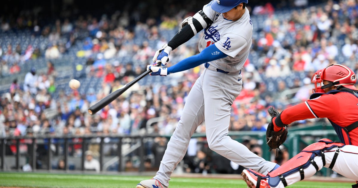 Ohtani homers, delivers go-ahead sacrifice fly as Dodgers complete sweep of Nationals, 8-6