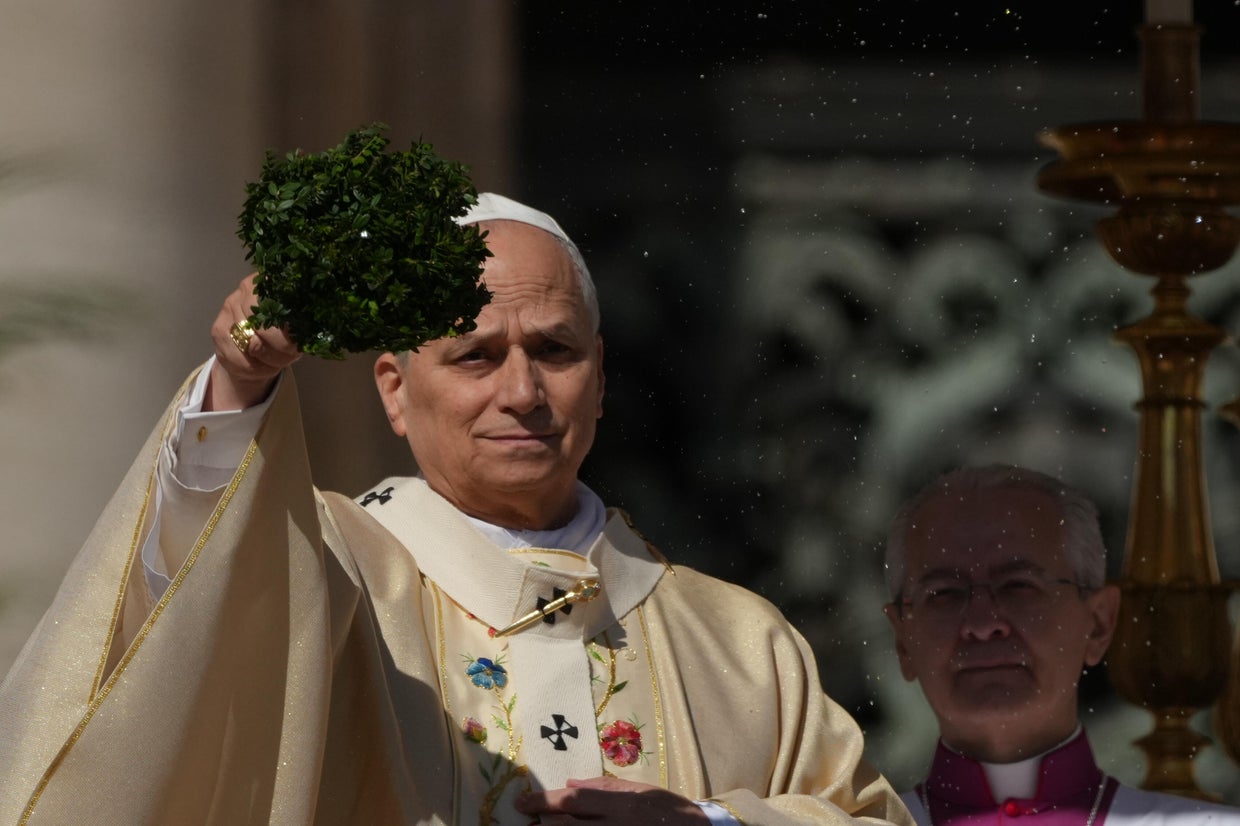 Pope Leo XIV calls for hope amid global conflicts on his first Easter ...