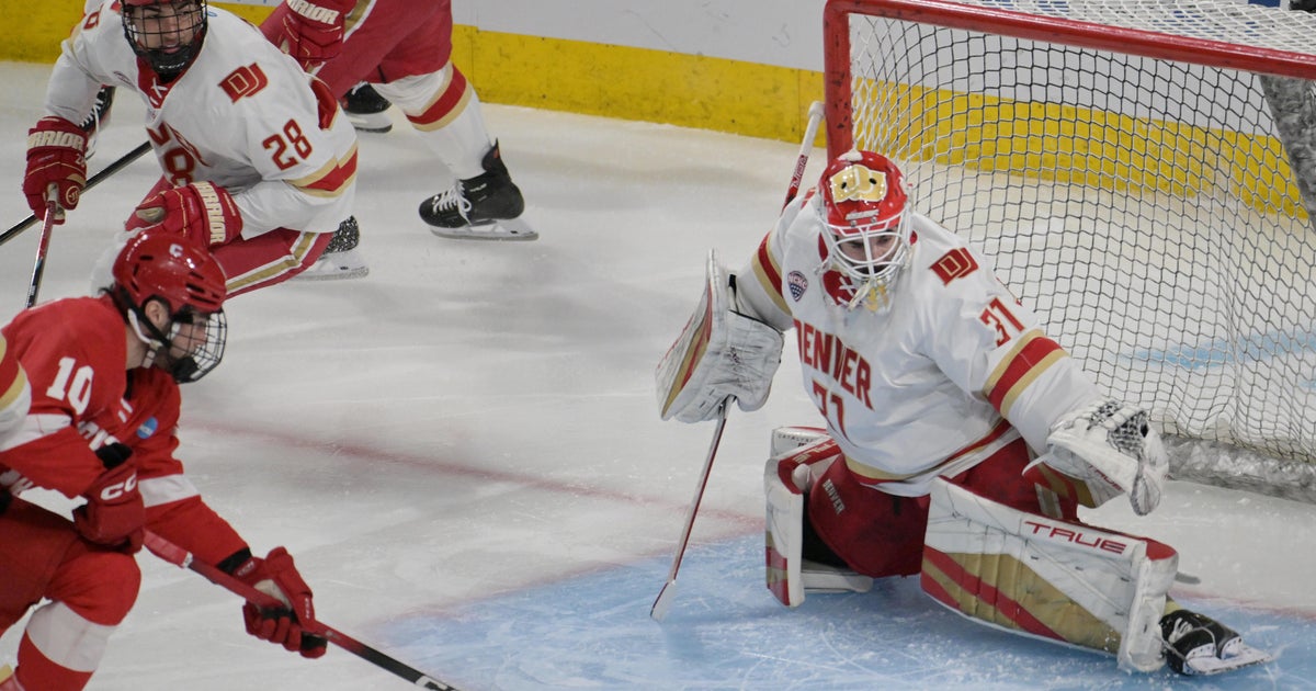 University of Denver’s goalie Johnny Hicks helps lead team to Frozen Four
