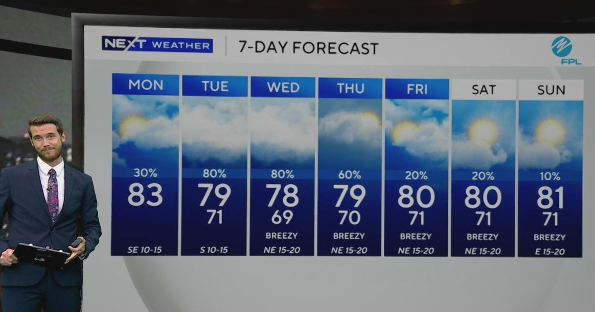 South Florida braces for wet workweek as scattered to widespread ...