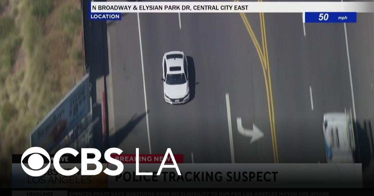 Police take East LA pursuit suspect into custody - CBS Los Angeles