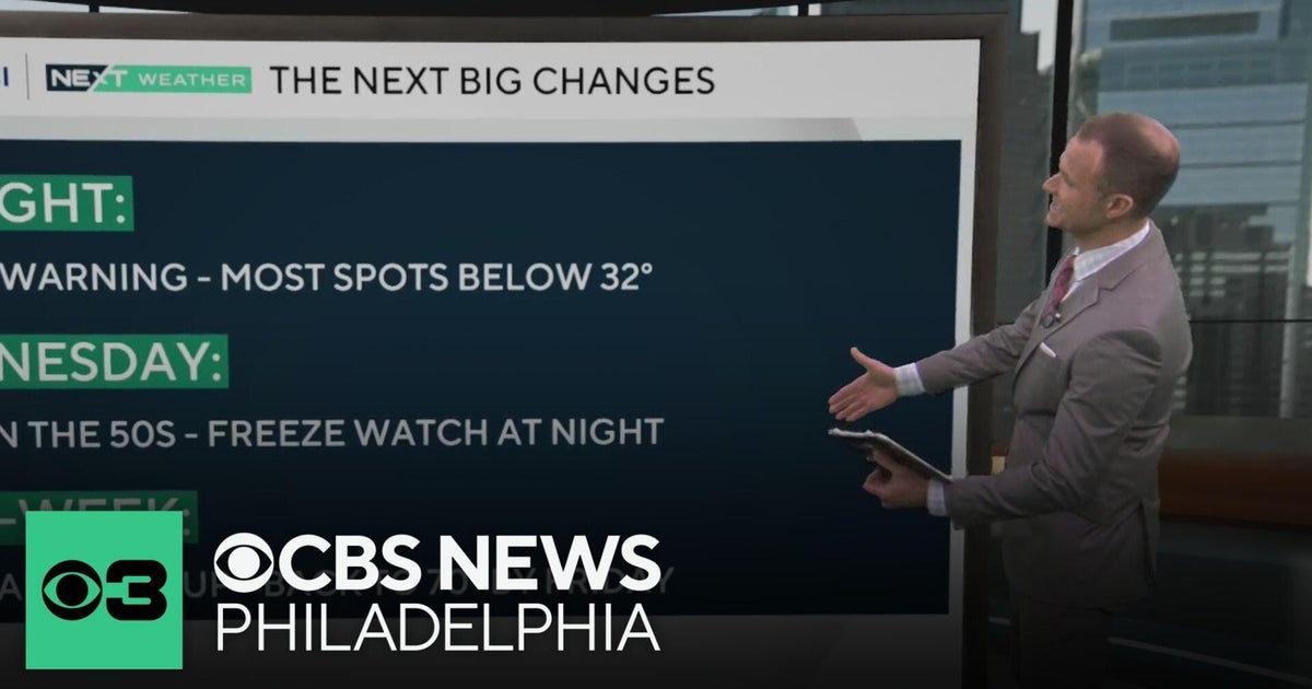 Freeze warning set to go into effect in Philadelphia region - CBS ...