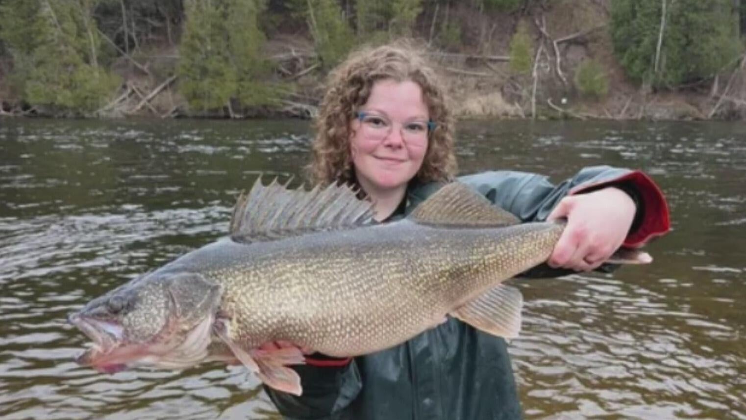 Michigan DNR reports 15-pound walleye in Muskegon River - CBS Detroit
