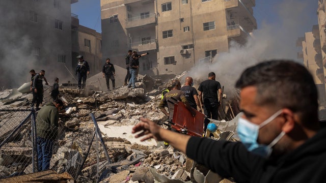 Site of Israeli strike in Tyre 