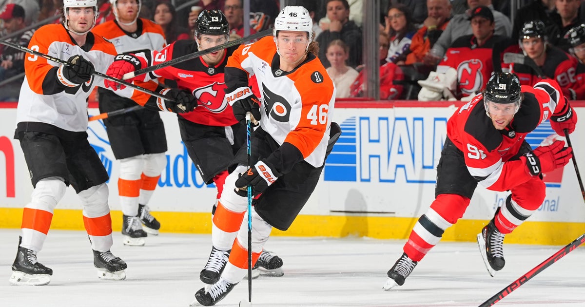 Zegras, Foerster each score twice as Flyers down Devils 5-1