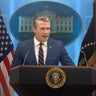U.S.-WASHINGTON, D.C.-WHITE HOUSE-PETE HEGSETH-PRESS CONFERENCE-IRAN 