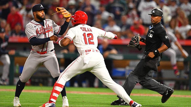 MLB: APR 07 Braves at Angels 