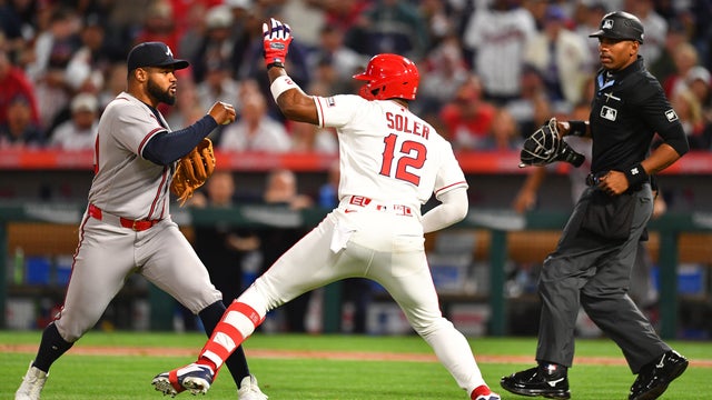 MLB: APR 07 Braves at Angels 