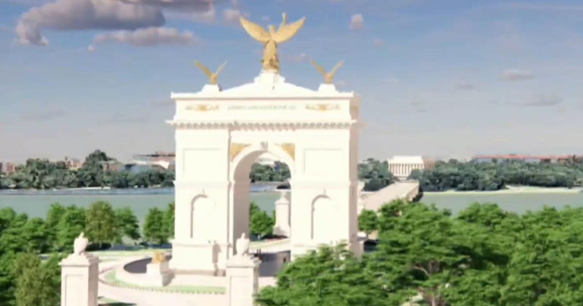 New drawings show proposed "Arc de Trump"