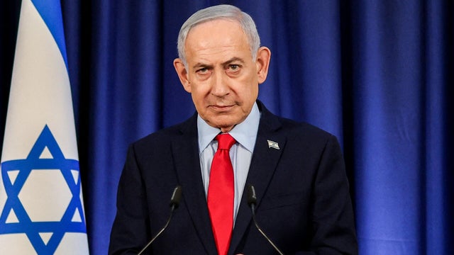 Israeli Prime Minister Benjamin Netanyahu attends the annual ceremony on the eve of Israel's Remembrance Day at the Yad LaBanim Memorial in Jerusalem on April 20, 2026. 