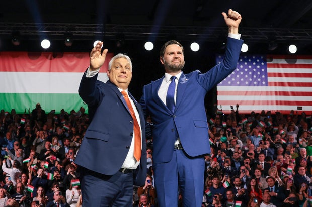 JD Vance Supports Viktor Orbán Election Campaign In Budapest