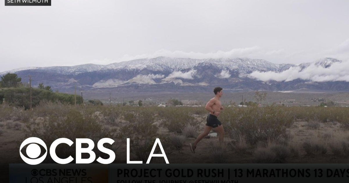 Project Gold Rush: The man who will run 13 marathons in 13 days - CBS ...