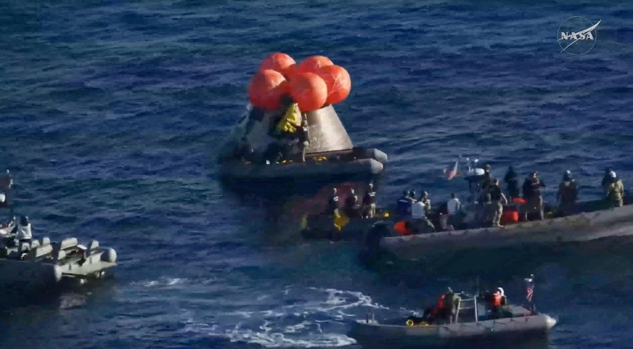 Artemis II crew splashes down near San Diego after historic moon mission