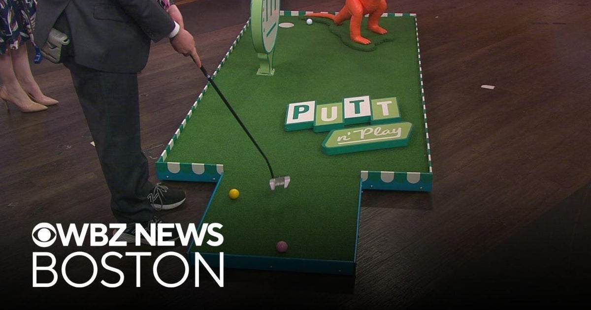 Massachusetts themed mini-Masters golf course available at MarketStreet