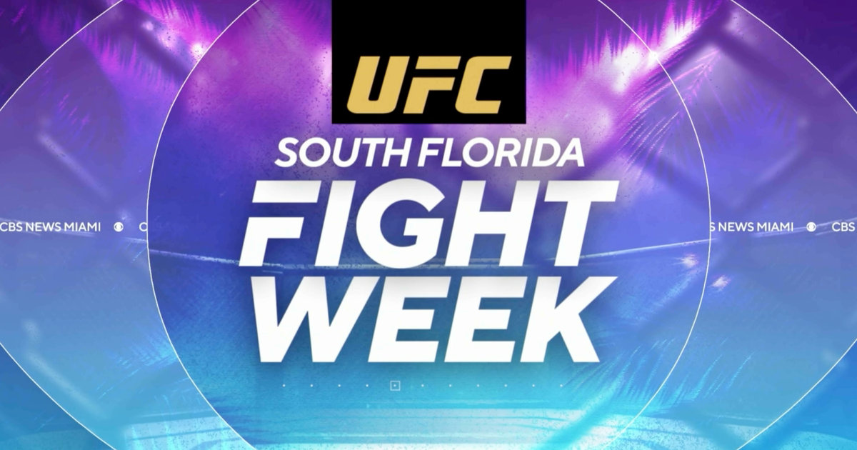 CBS Miami’s Mike Cugno hosts UFC Fight Week