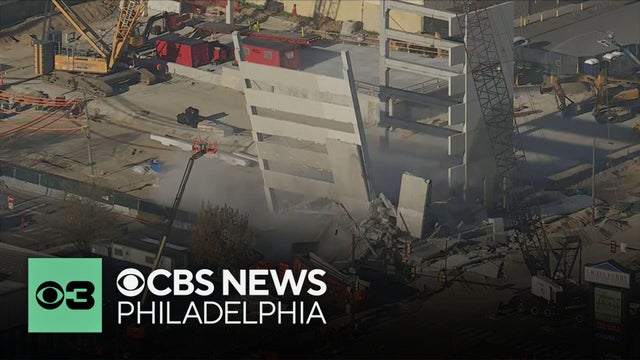 Wrecking ball demolishes parking garage in Grays Ferry 