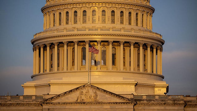 A view of the US Capitol in Washington, DC, on March 18, 2026. 