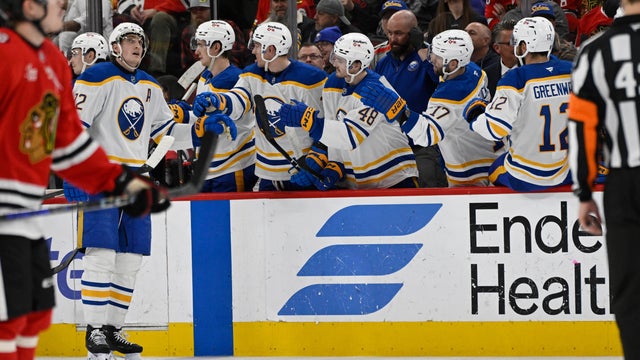 Sabres Blackhawks Hockey 