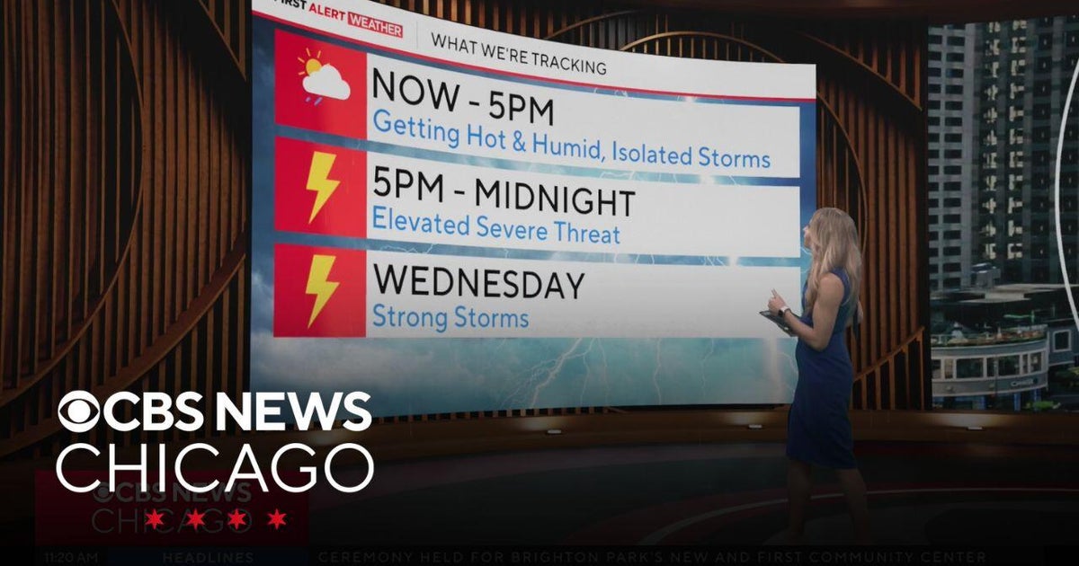 Chicago weather: Gusty showers and thunderstorms on Tuesday - CBS Chicago