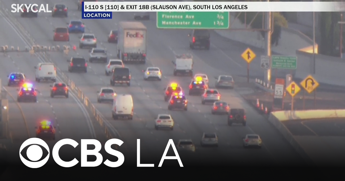 Police pursue possibly armed burglary suspects through Los Angeles ...