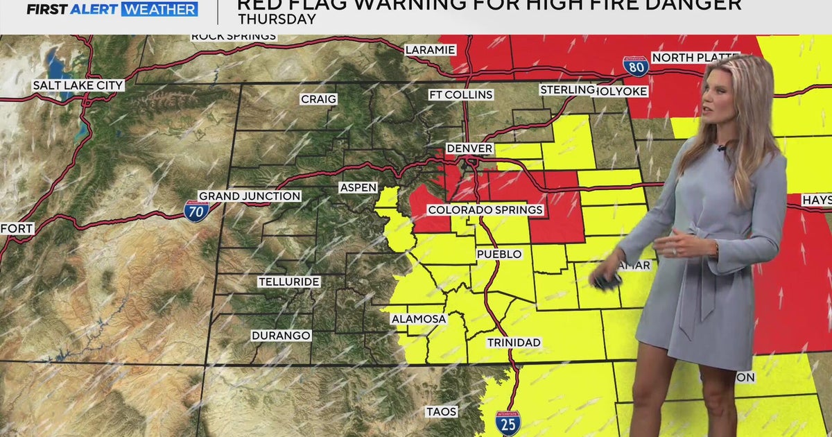 High fire danger ahead of chances for snow in Colorado - CBS Colorado