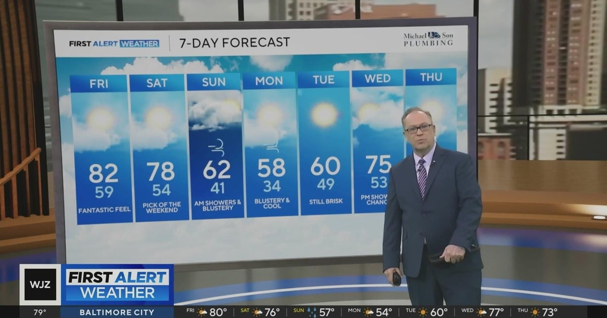 Weather cools down in Maryland ahead of possible rain Sunday - CBS ...