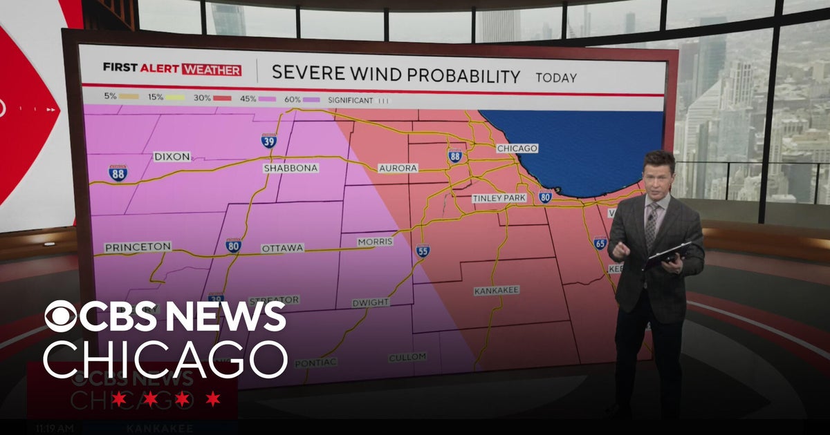 Chicago weather: Sunny day, severe storms Friday night - CBS Chicago