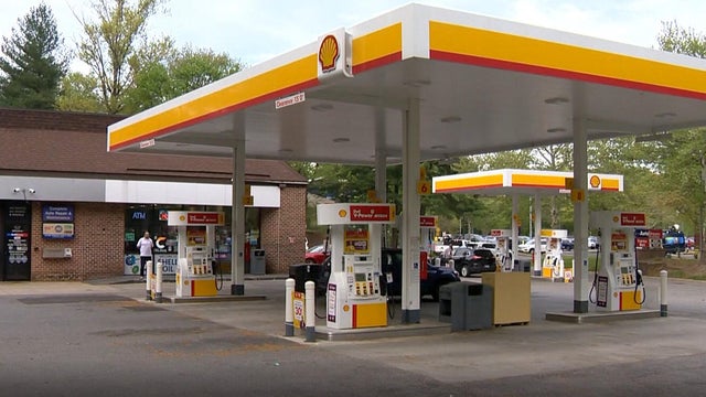 Generic police lights and yellow police tape at crime scene 