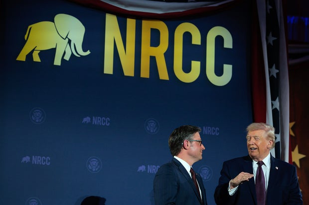 President Trump Attends NRCC Annual Fundraising Dinner At Union Station In Washington 