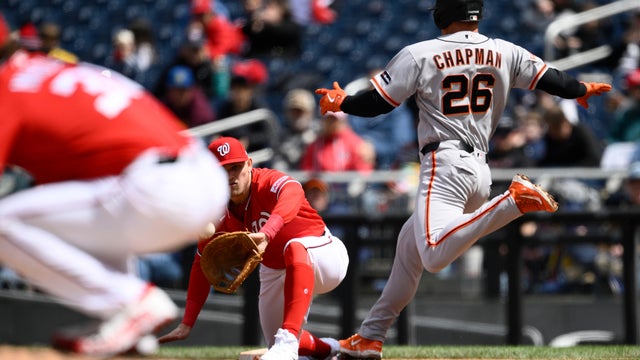 Giants Nationals Baseball 