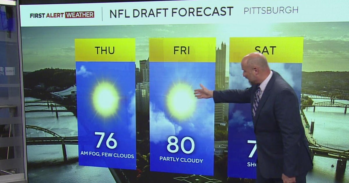 Forecast for NFL draft in Pittsburgh - CBS Pittsburgh