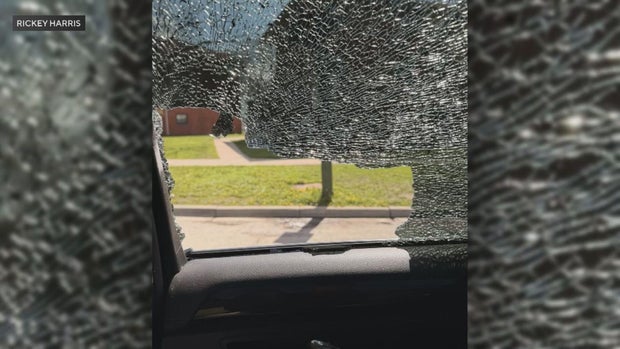 bullet-hits rickey-harris car 
