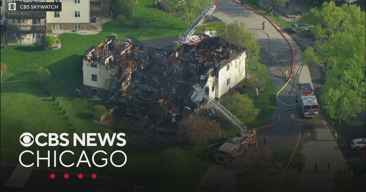 Fire destroys apartment building in northwest Indiana - CBS Chicago