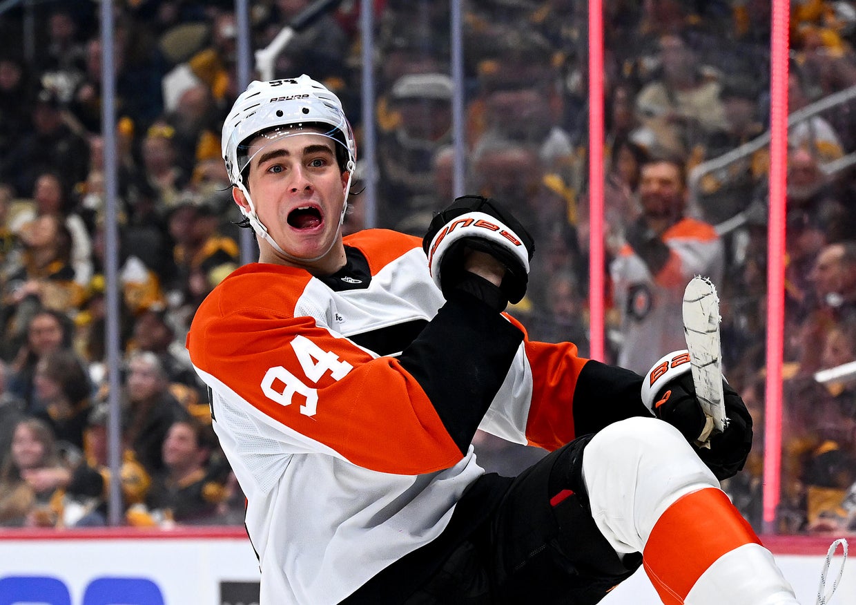 Philadelphia Flyers' Porter Martone becomes 12th NHL teenager to score ...