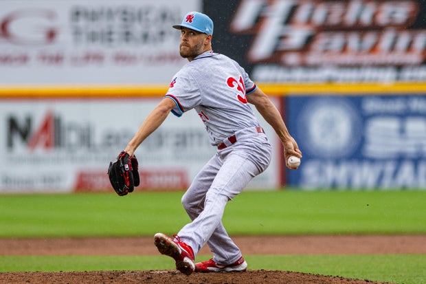 Reading Fightin Phils V Somerset Patriots - MiLB Baseball 